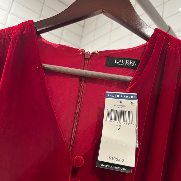 Gorgeous Ralph Lauren velvet dress - Picture 3 of 5